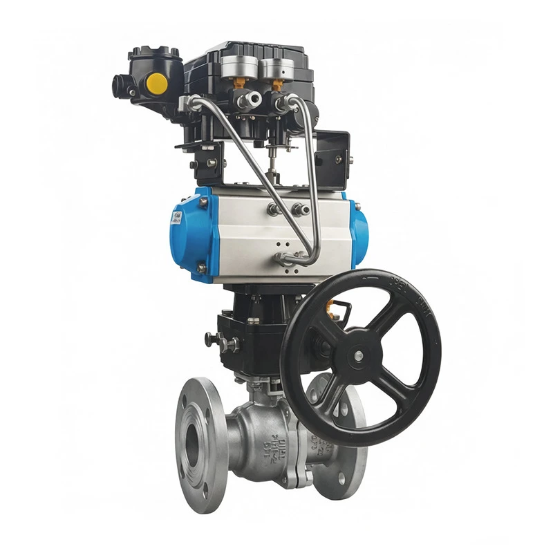 Pneumatic Flanged Ball Valve