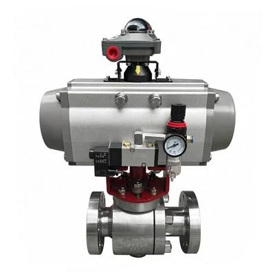 Pneumatic Forged Steel Flanged Ball Valve