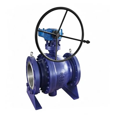 Worm Gear Trunnion Flanged Ball